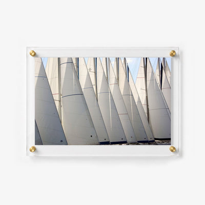 Regatta Row Acrylic Wall Art Print