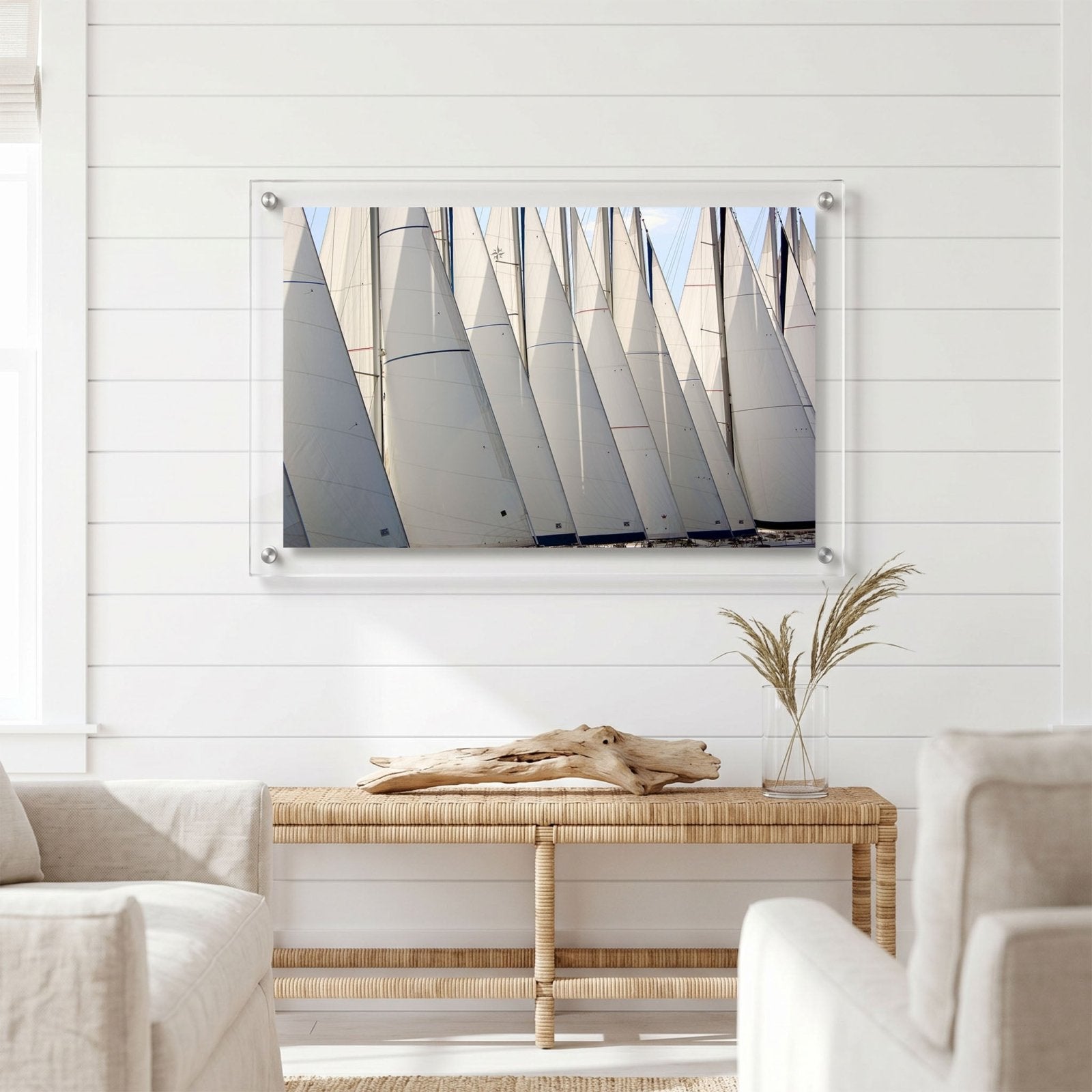Regatta Row Acrylic Wall Art Print