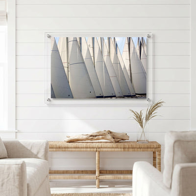 Regatta Row Acrylic Wall Art Print