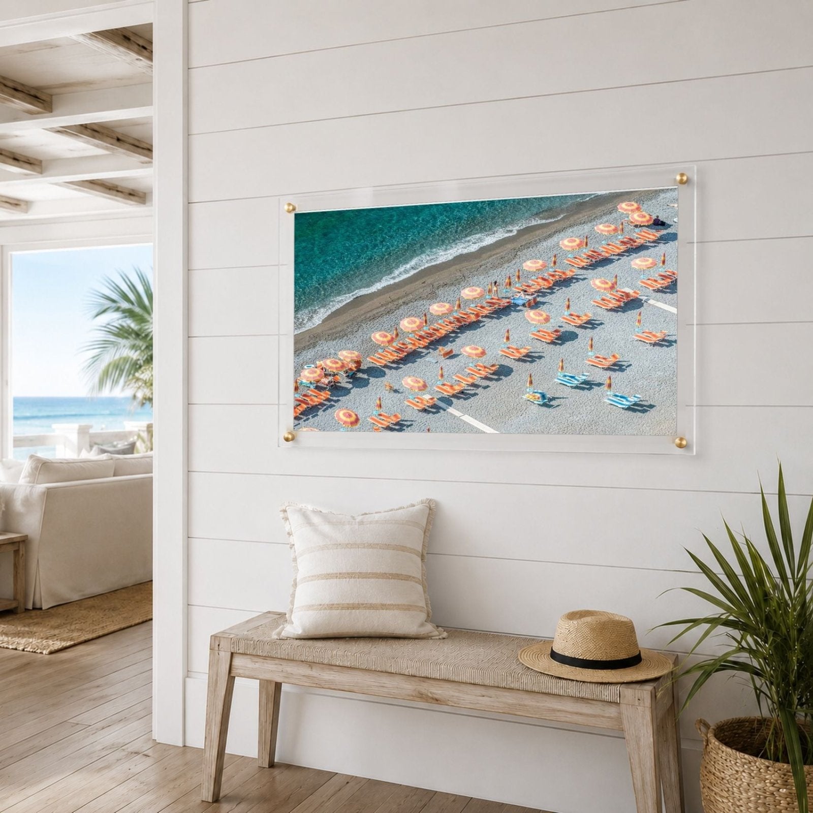 Reserved in Positano Acrylic Wall Art Print