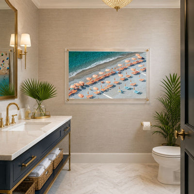 Reserved in Positano Acrylic Wall Art Print