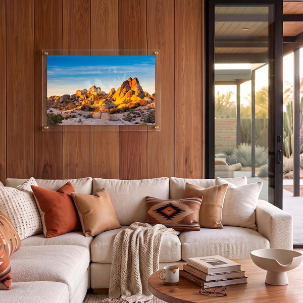 Rock Garden Acrylic Wall Art Print