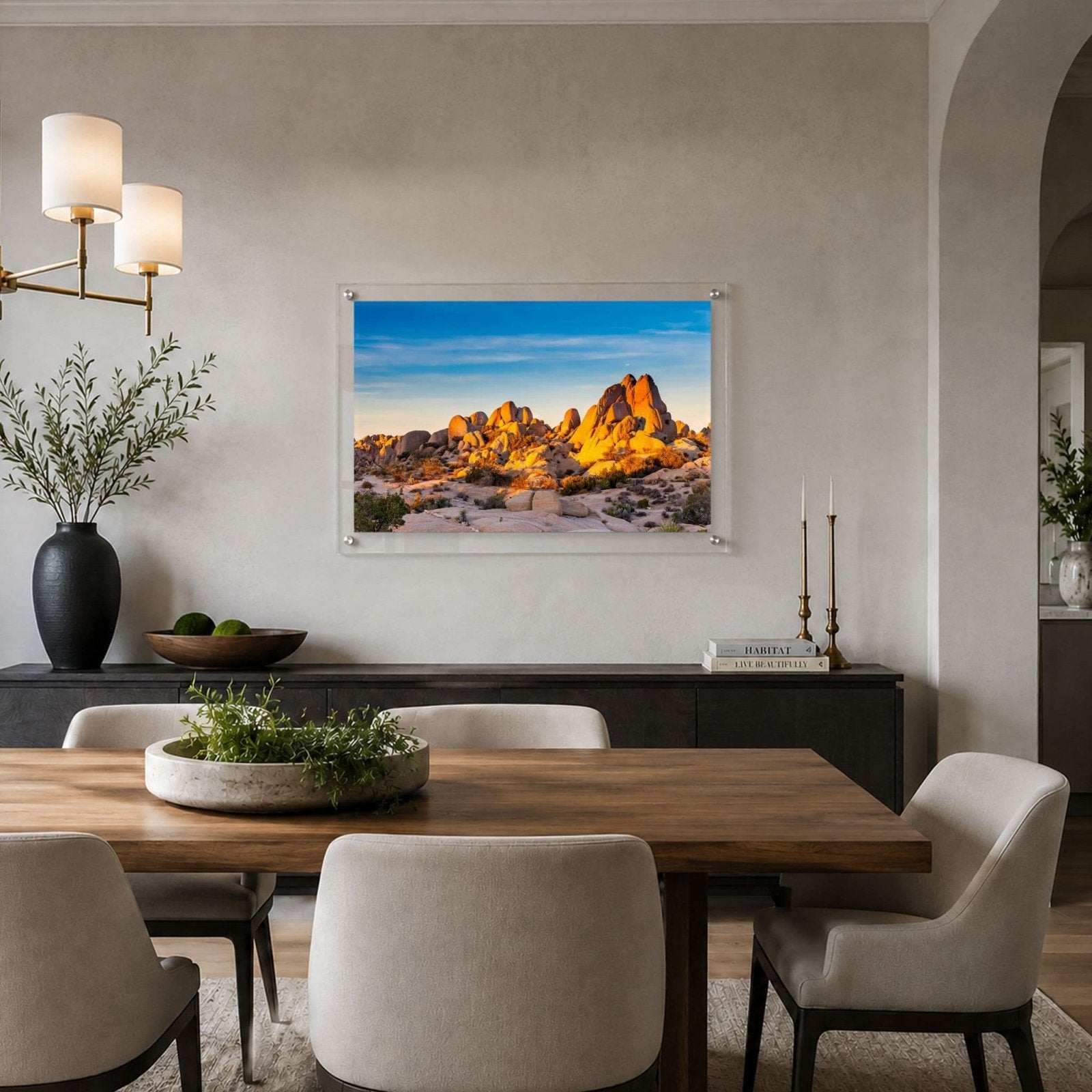 Rock Garden Acrylic Wall Art Print