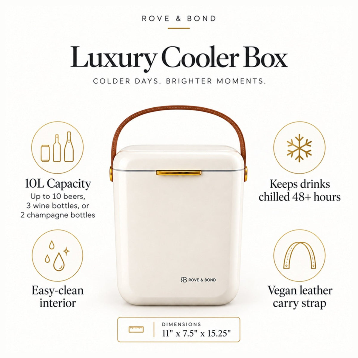 Rove & Bond Luxury Cooler Box