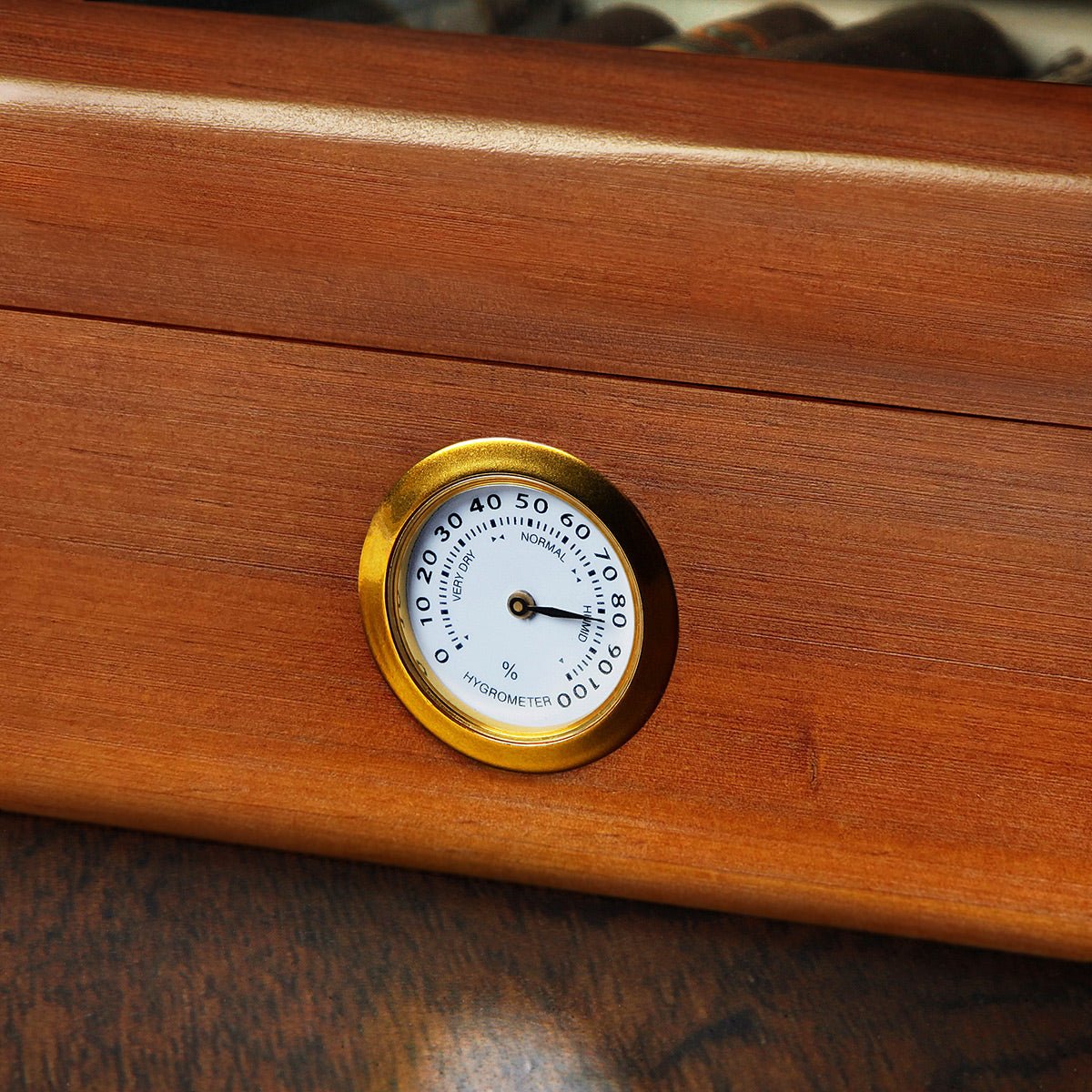 Santiago Custom Cigar Humidor Box with Digital Hygrometer