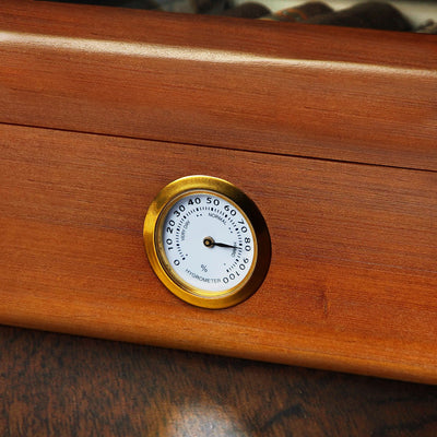 Santiago Custom Cigar Humidor Box with Digital Hygrometer