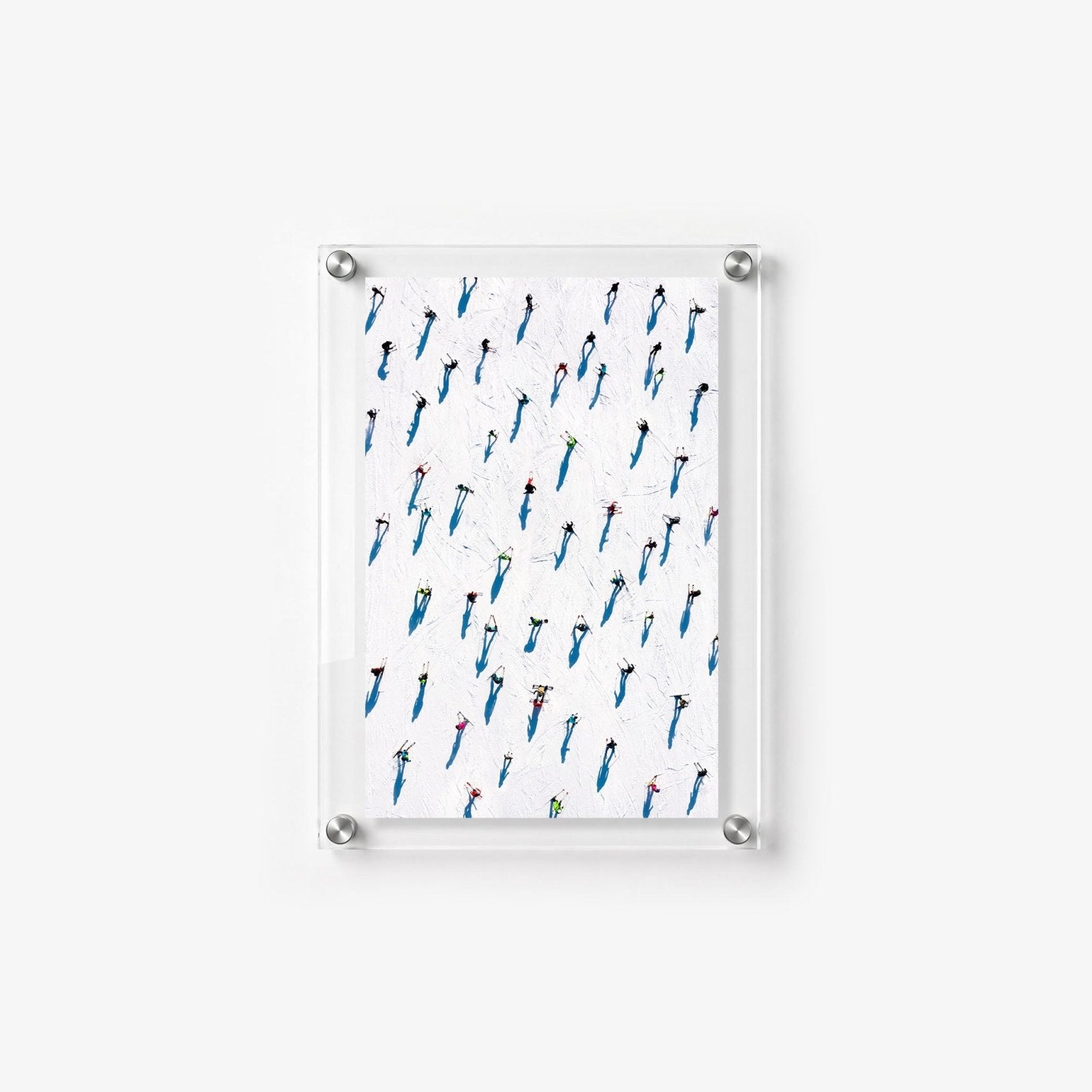 Snow Dots Acrylic Wall Art Print