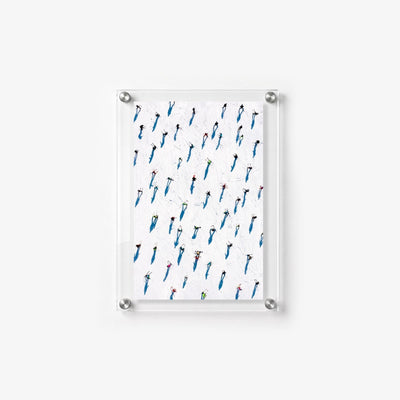 Snow Dots Acrylic Wall Art Print