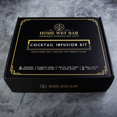 Speakeasy DIY Cocktail Infusion Kit, 15pc Mixology Set for Vodka, Gin, & Whiskey Lovers