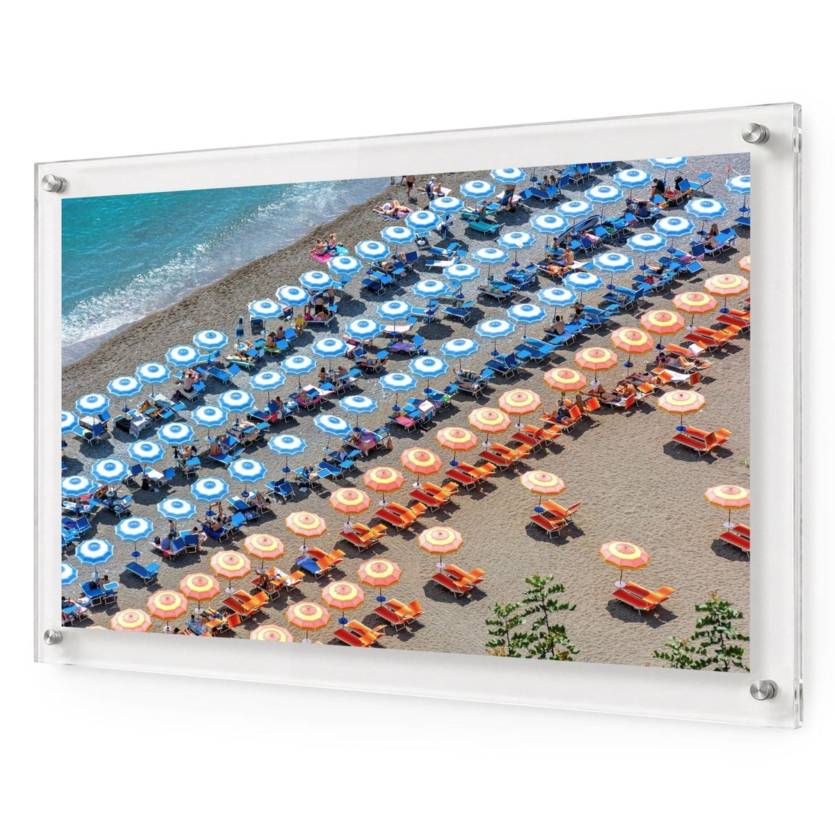 Stripes & Spritz Acrylic Wall Art Print