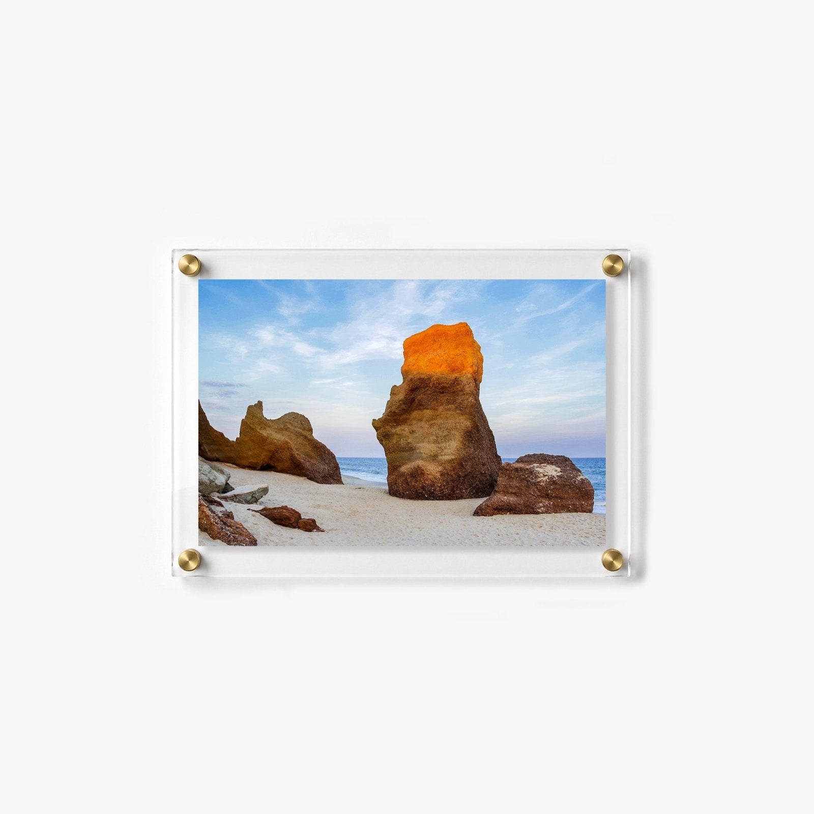 Sunlit Stone Acrylic Wall Art Print