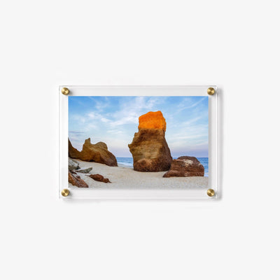 Sunlit Stone Acrylic Wall Art Print
