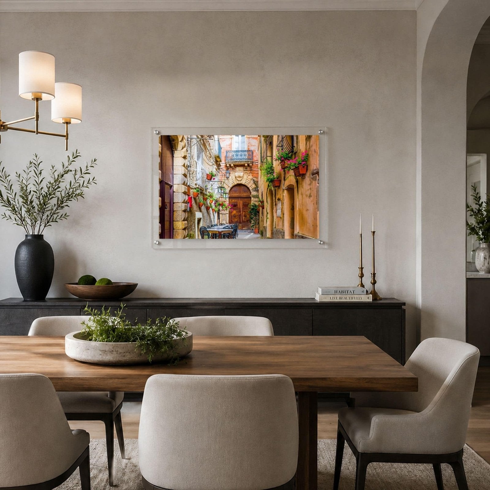 Table for Two Acrylic Wall Art Print