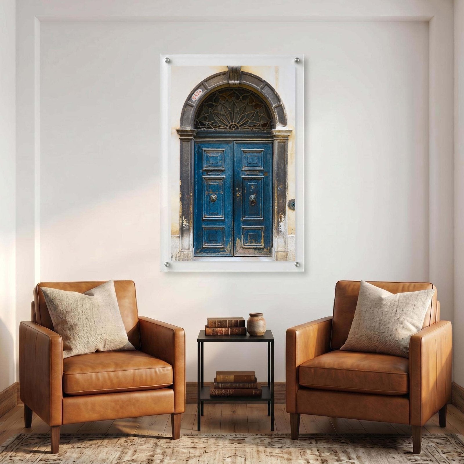 The Blue Door Acrylic Wall Art Print