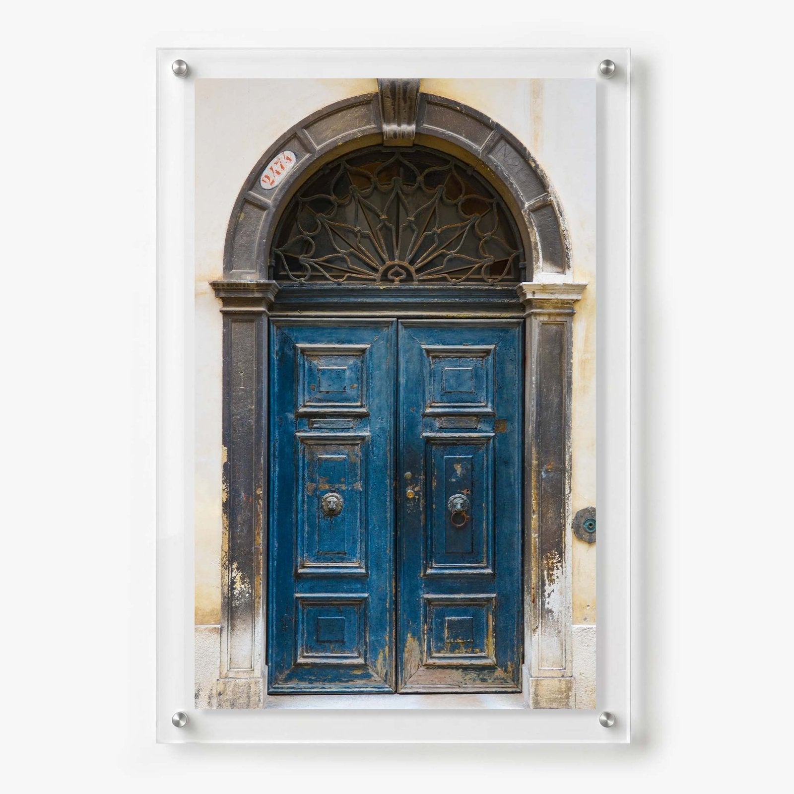 The Blue Door Acrylic Wall Art Print