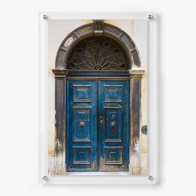 The Blue Door Acrylic Wall Art Print