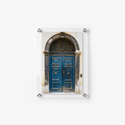 The Blue Door Acrylic Wall Art Print