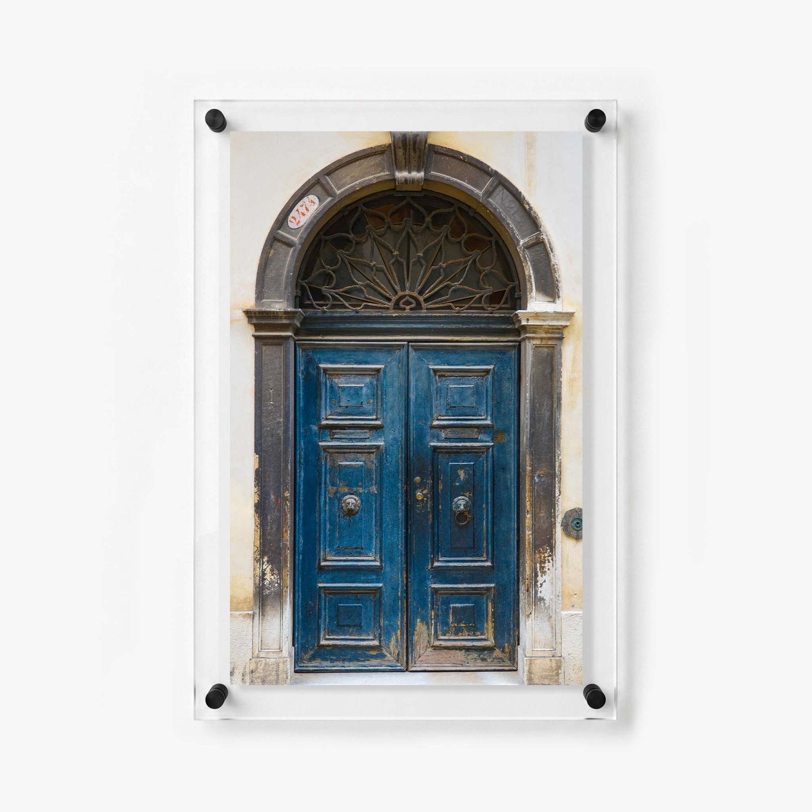 The Blue Door Acrylic Wall Art Print