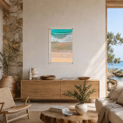 Tidal Blush Acrylic Wall Art Print