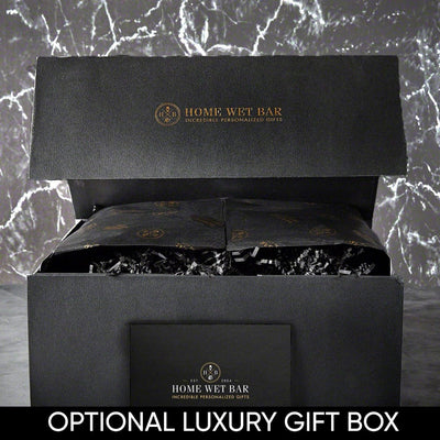 Timeless Personalized Black Leather Watch Case