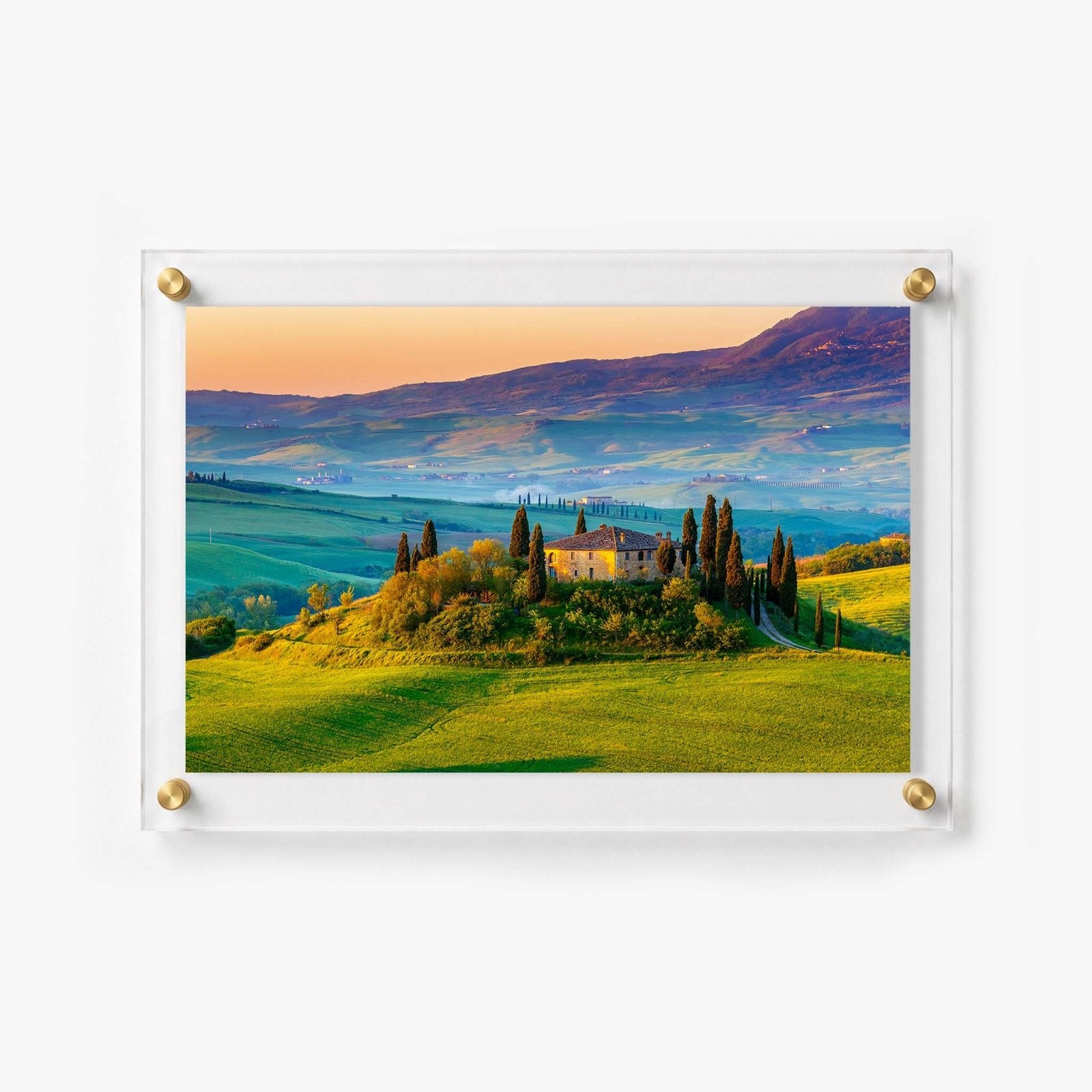 Tuscan Glow Acrylic Wall Art Print