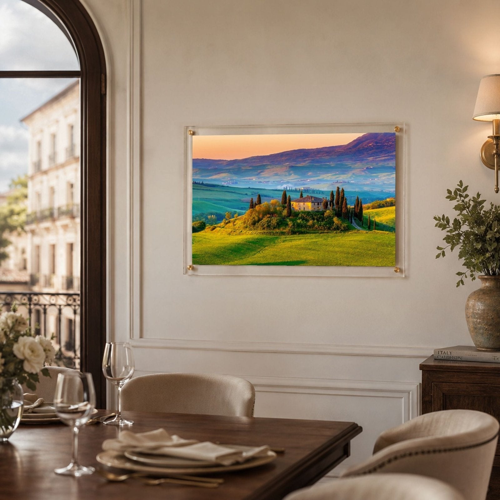 Tuscan Glow Acrylic Wall Art Print