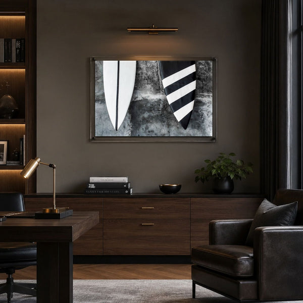 Twin Fins Acrylic Wall Art Print