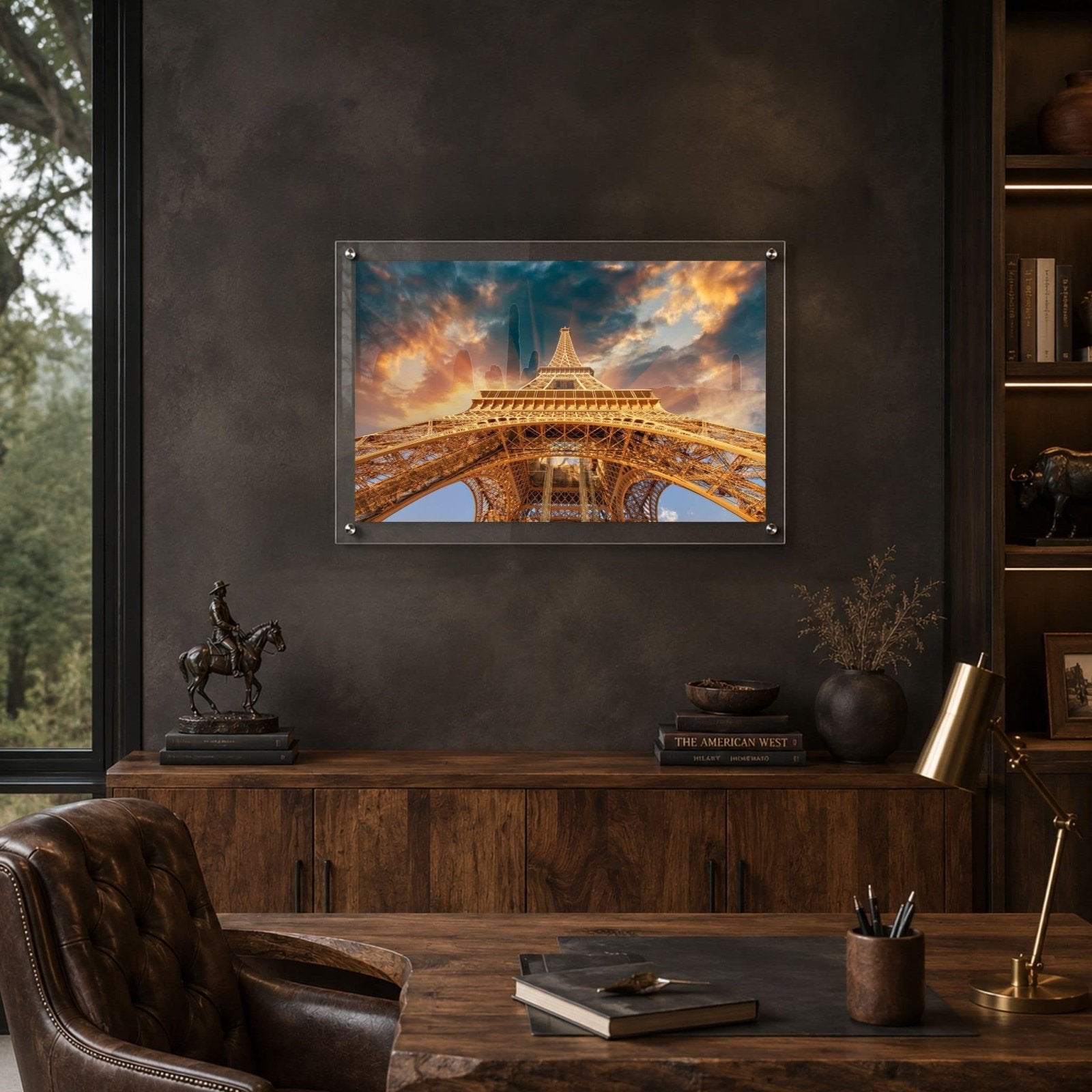 Under the Eiffel Acrylic Wall Art Print