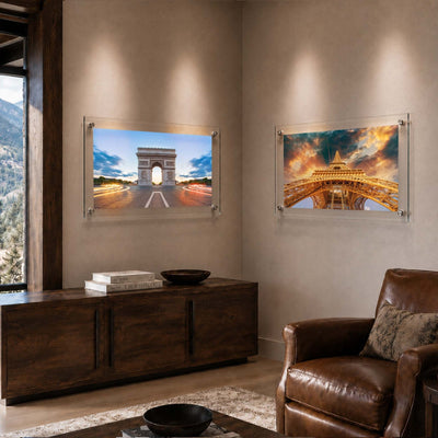 Under the Eiffel Acrylic Wall Art Print