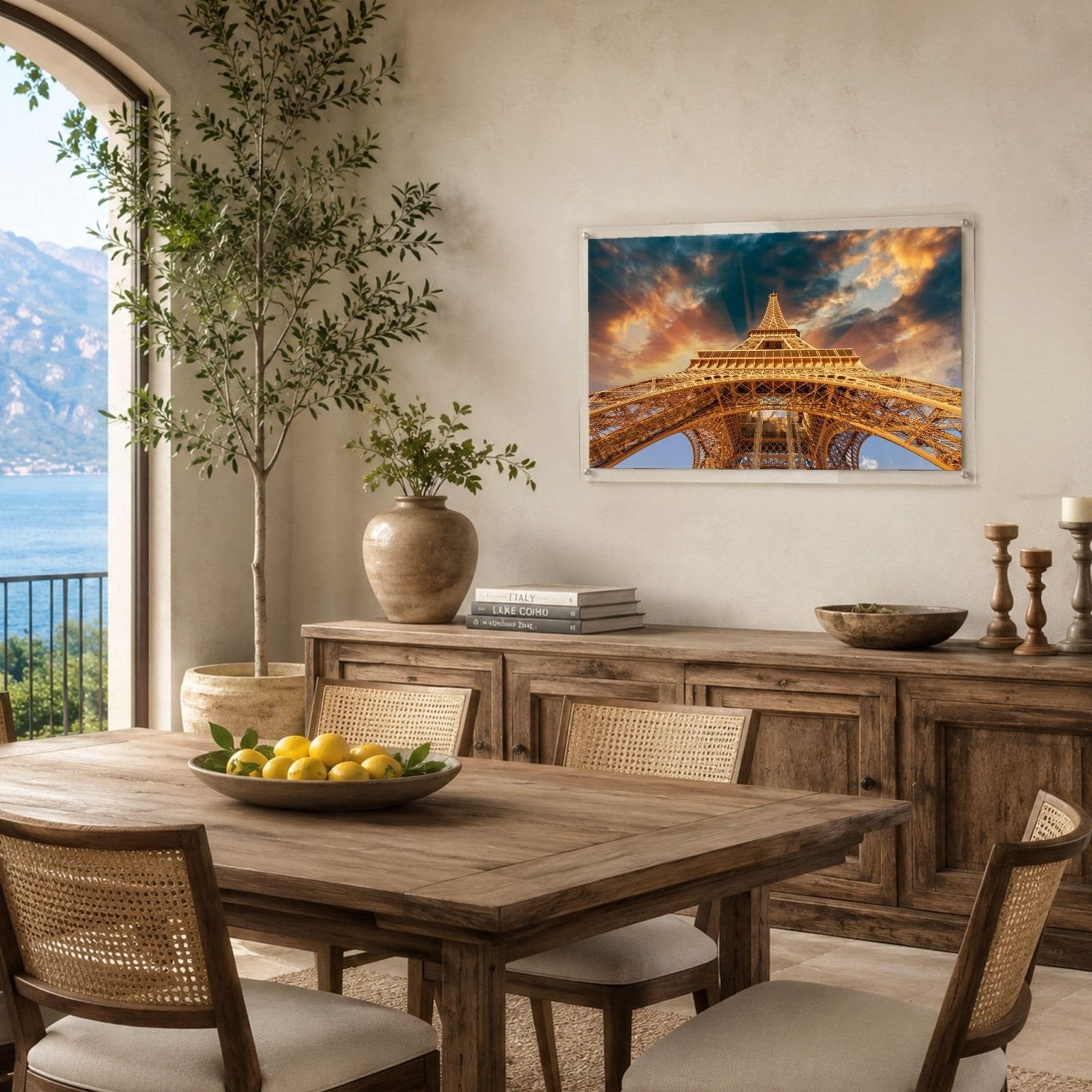 Under the Eiffel Acrylic Wall Art Print