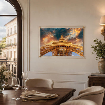 Under the Eiffel Acrylic Wall Art Print