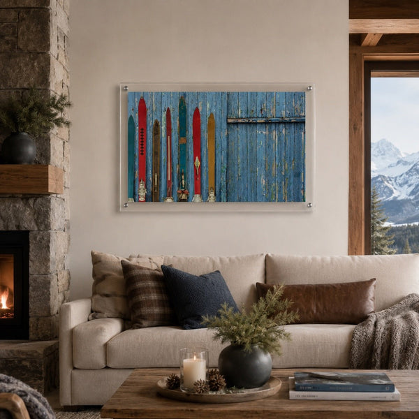 Vintage Alpine Acrylic Wall Art Print