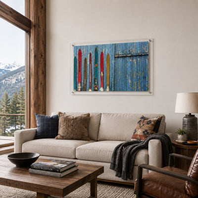 Vintage Alpine Acrylic Wall Art Print