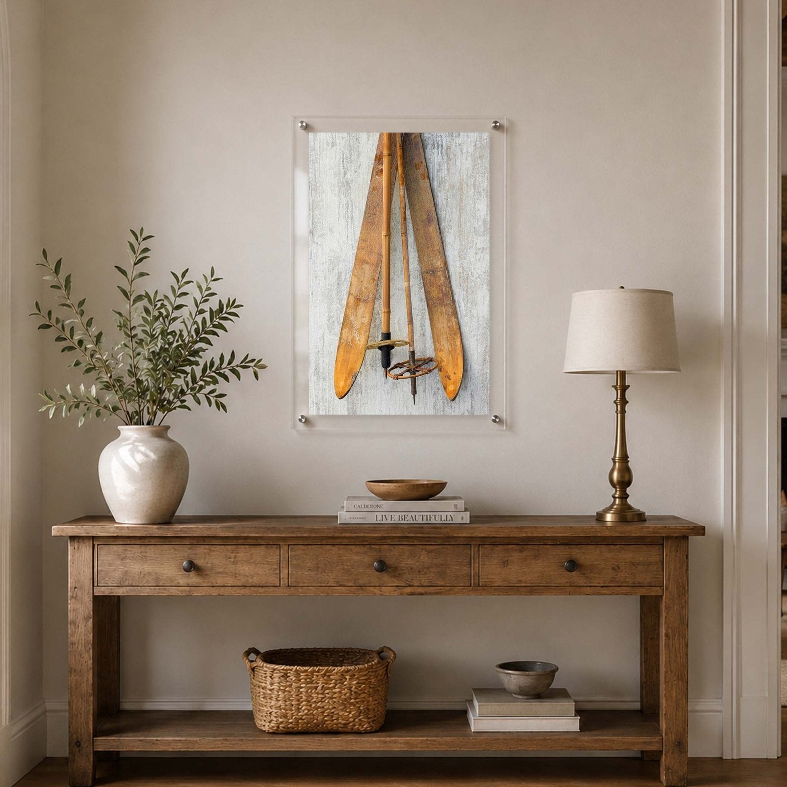 Vintage Tracks Acrylic Wall Art Print