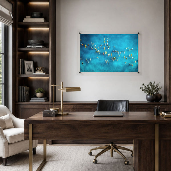Waiting on the Waves Acrylic Wall Art Print