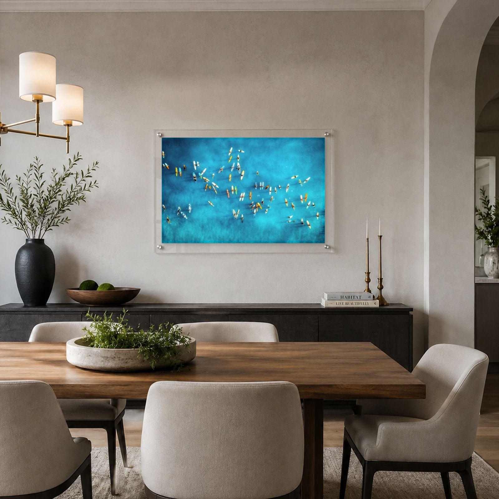Waiting on the Waves Acrylic Wall Art Print