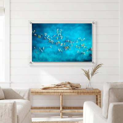 Waiting on the Waves Acrylic Wall Art Print