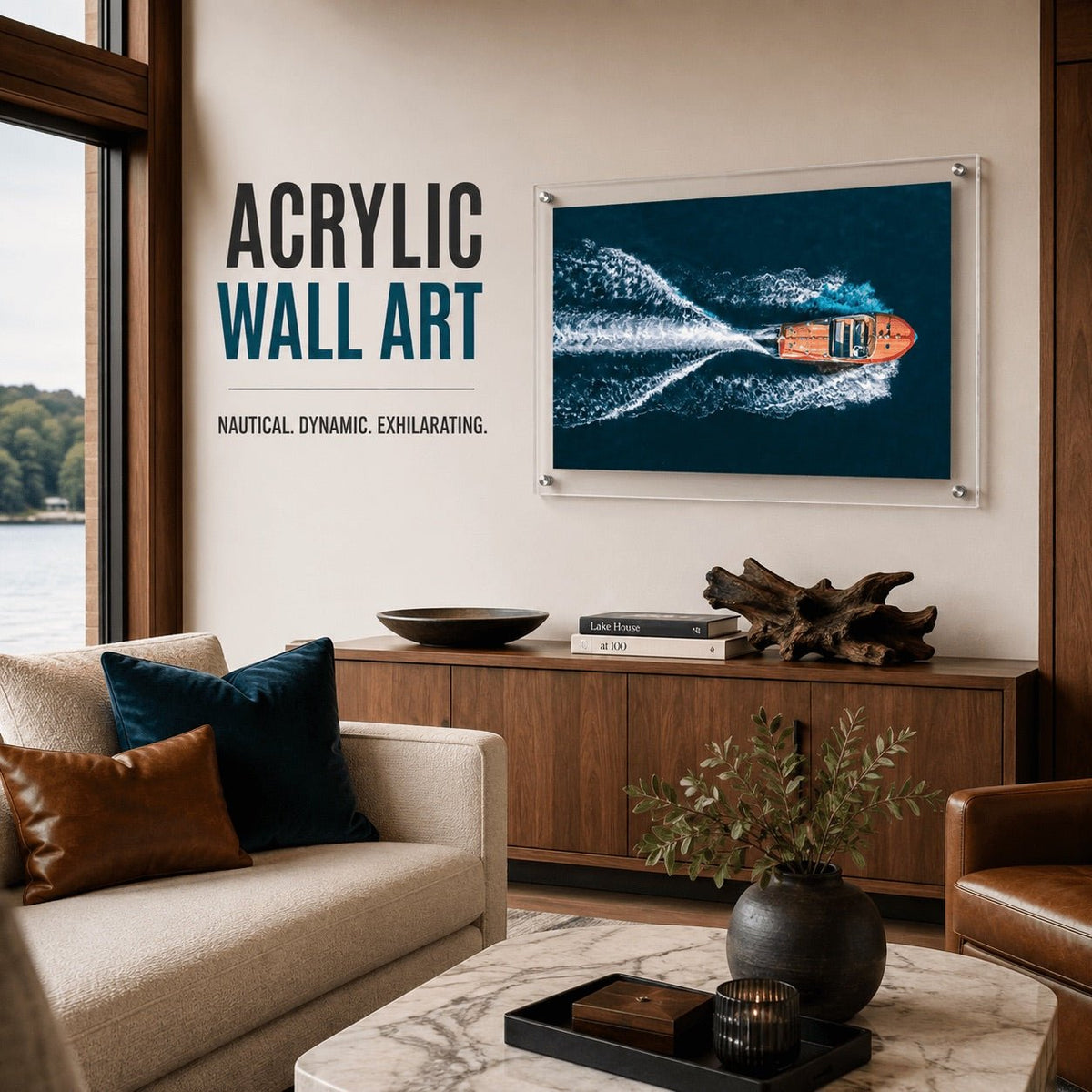 Wake Maker Acrylic Wall Art Print - Horizontal