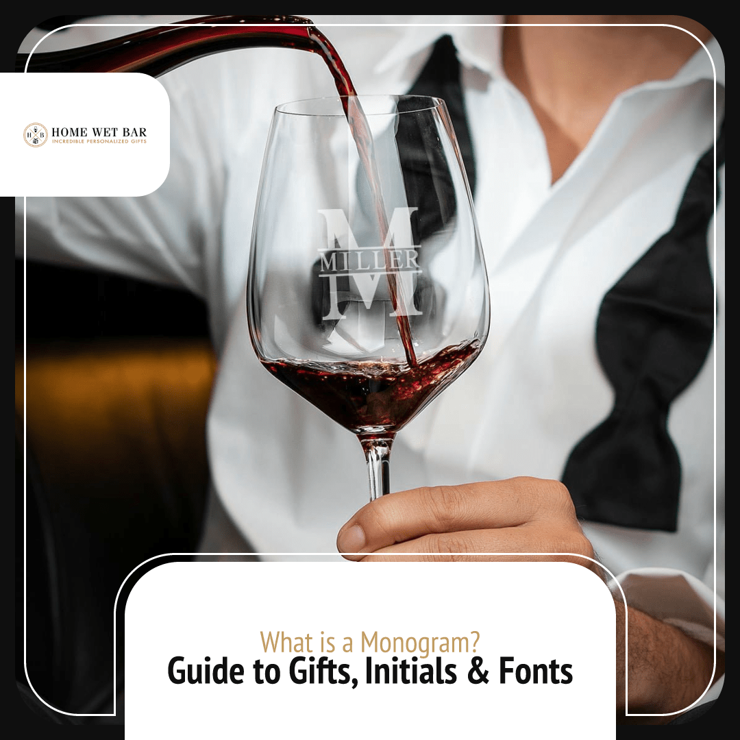 What is a Monogram? Guide to Gifts, Initials & Fonts - HomeWetBar