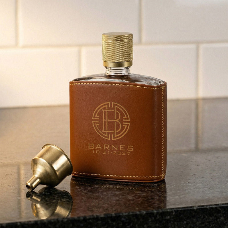 Custom Engraved Flasks - HomeWetBar 