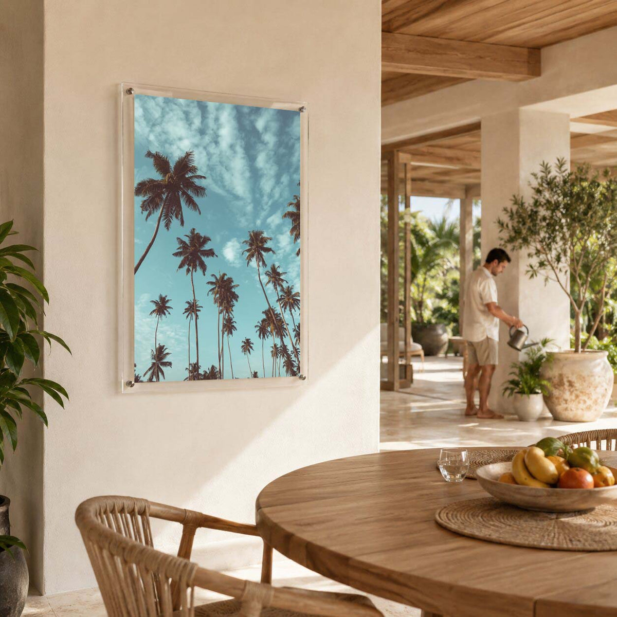 Palm Parade Acrylic Wall Art Print