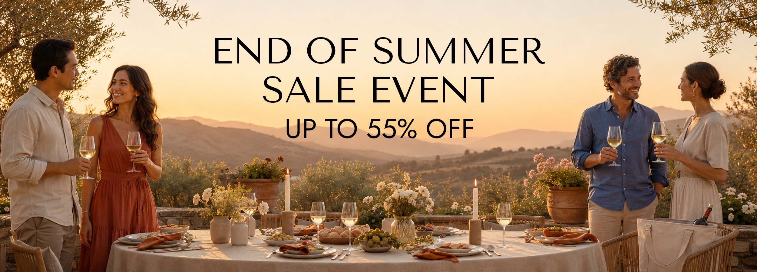 End of Summer Sale Event up to 55% Off