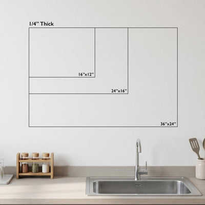 acrylic size options