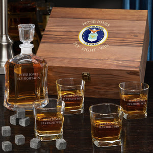 Decanter + Four Glasses + Box