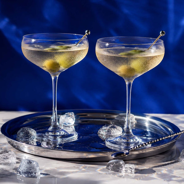 Alba Champagne Coupe Glasses, Set of 2