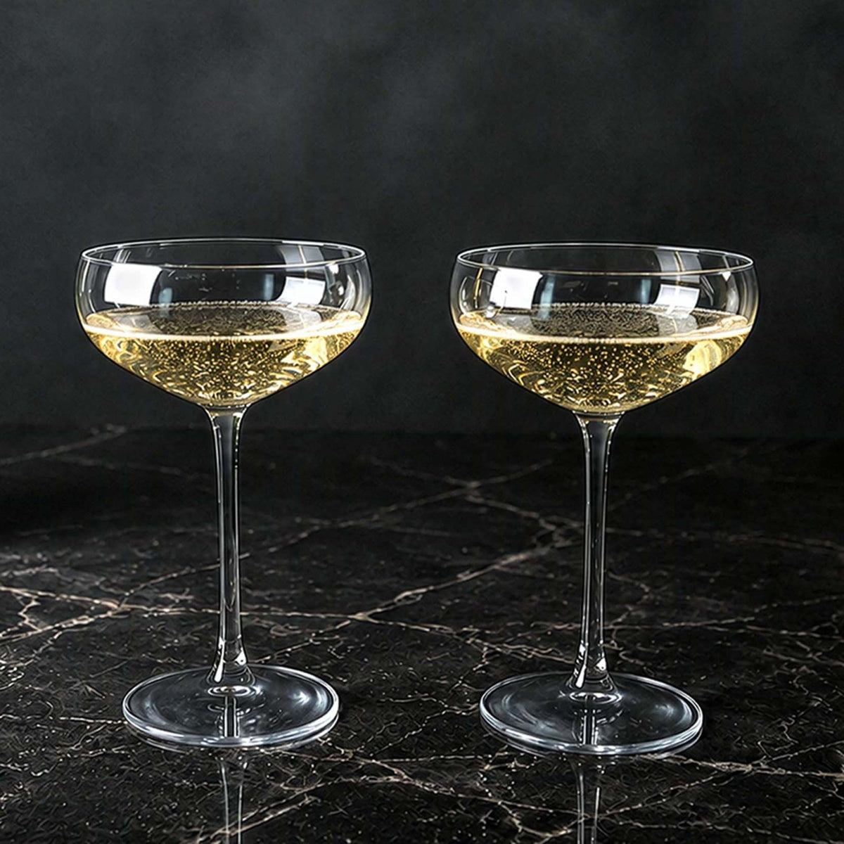Alba Champagne Coupe Glasses, Set of 2