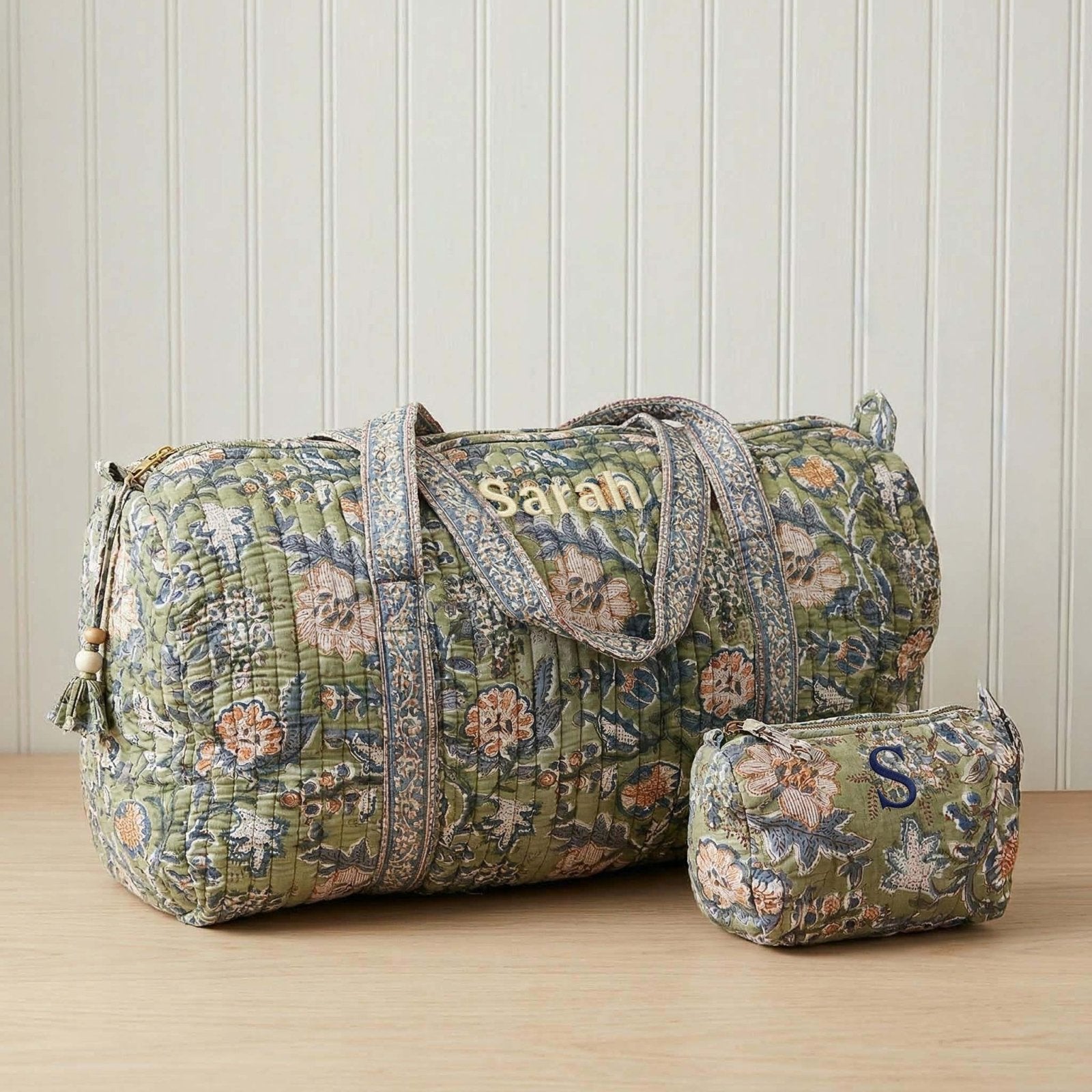Anella Quilted Duffle Carryall Weekender Bag