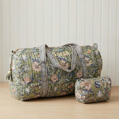 Anella Quilted Duffle Carryall Weekender Bag
