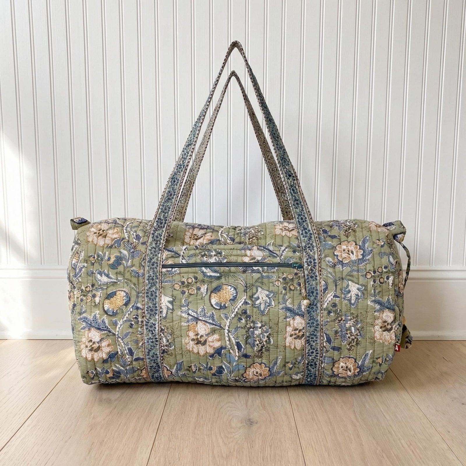 Anella Quilted Duffle Carryall Weekender Bag showing outer details