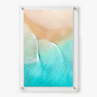 Aqua Veil Acrylic Wall Art Print